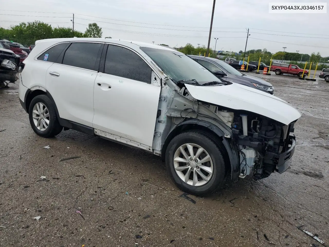 2018 Kia Sorento Lx VIN: 5XYPG4A3XJG346157 Lot: 56866925
