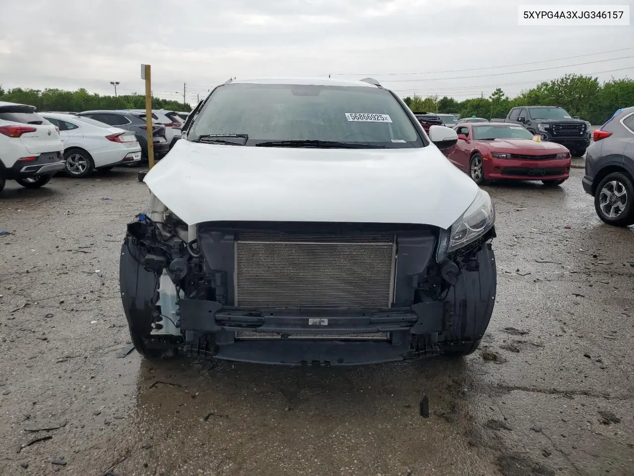 2018 Kia Sorento Lx VIN: 5XYPG4A3XJG346157 Lot: 56866925