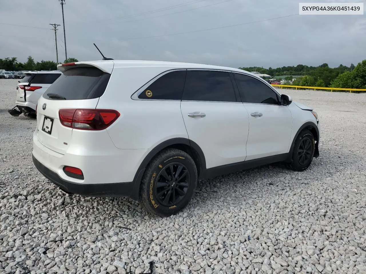 2018 Kia Sorento L VIN: 5XYPG4A36KG451439 Lot: 62737535