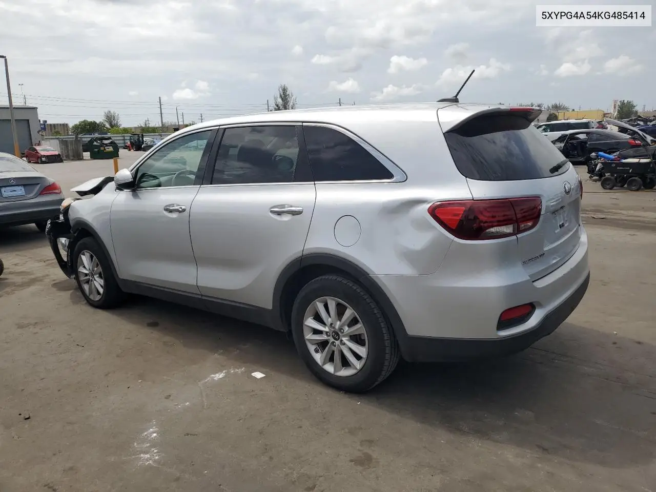 2019 Kia Sorento Lx VIN: 5XYPG4A54KG485414 Lot: 62548215