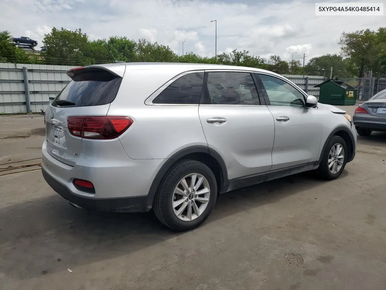 2019 Kia Sorento Lx VIN: 5XYPG4A54KG485414 Lot: 62548215