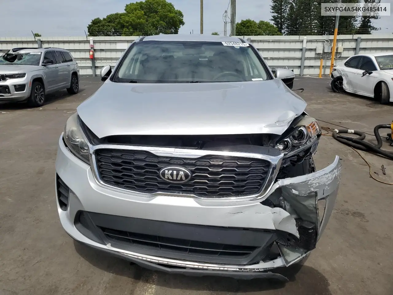 2019 Kia Sorento Lx VIN: 5XYPG4A54KG485414 Lot: 62548215