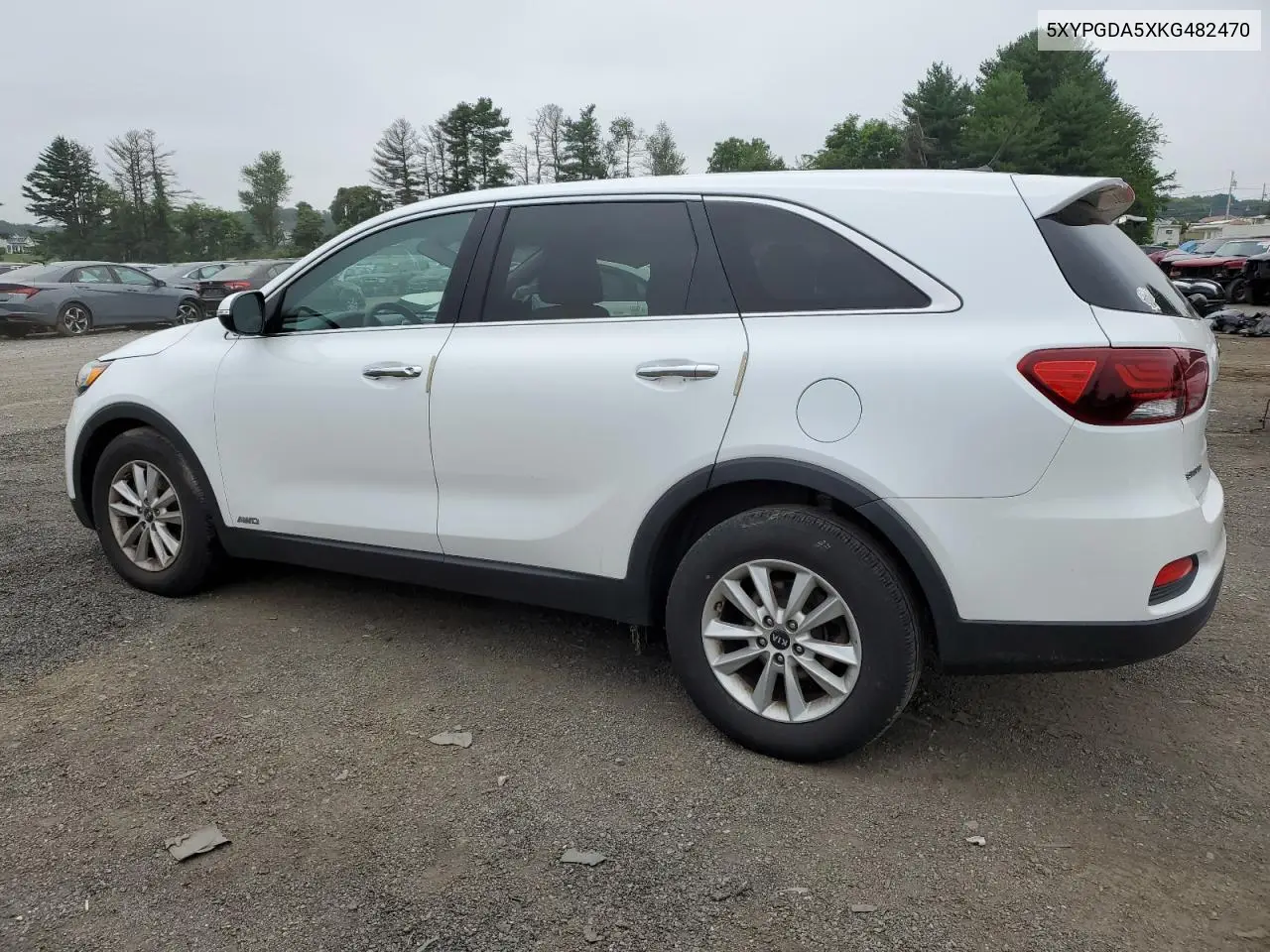 2019 Kia Sorento Lx VIN: 5XYPGDA5XKG482470 Lot: 62882795