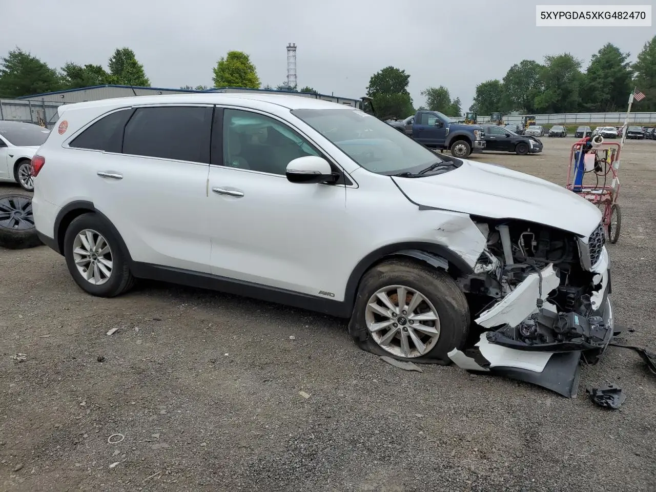 2019 Kia Sorento Lx VIN: 5XYPGDA5XKG482470 Lot: 62882795