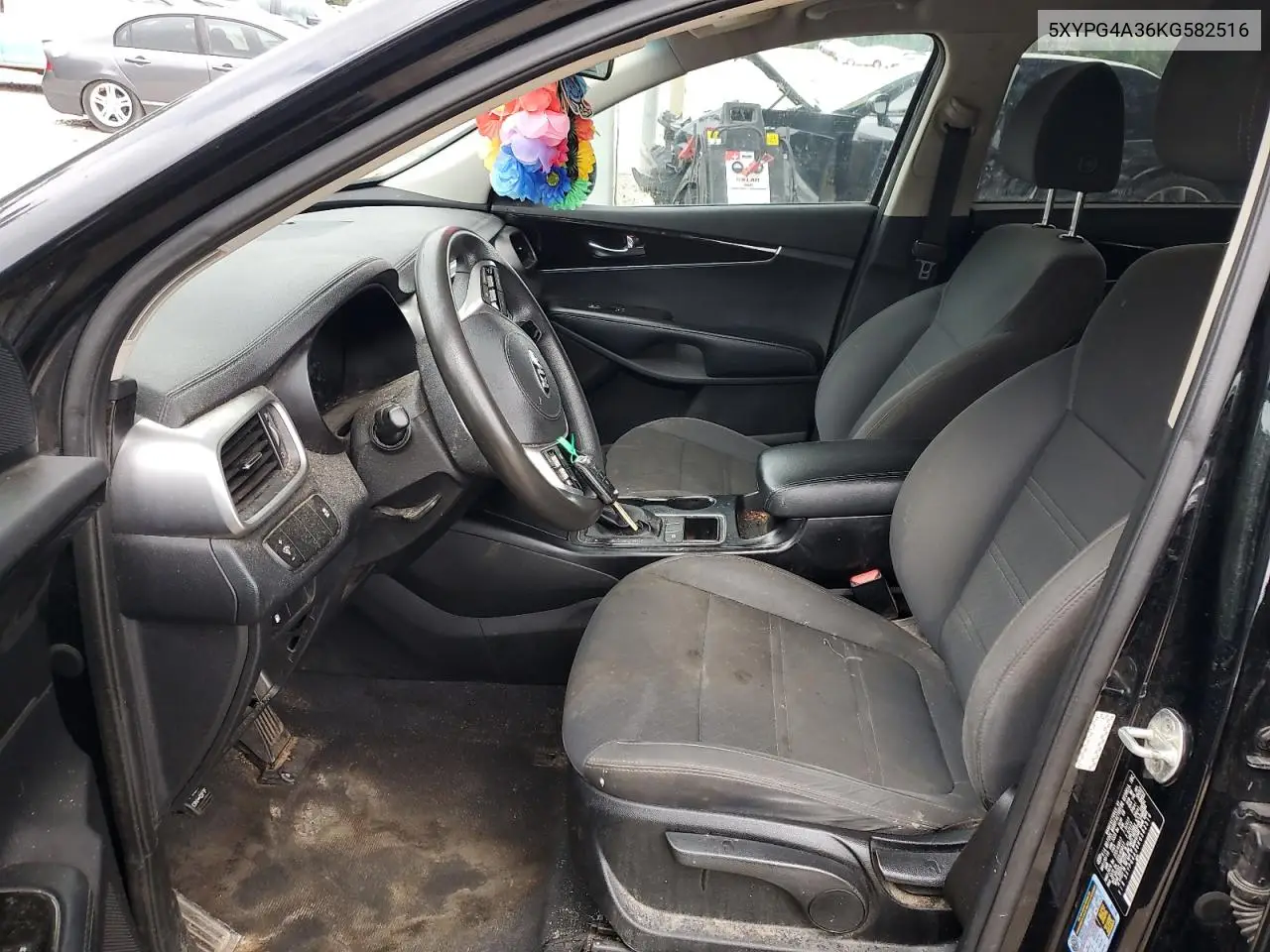2019 Kia Sorento L VIN: 5XYPG4A36KG582516 Lot: 62967375