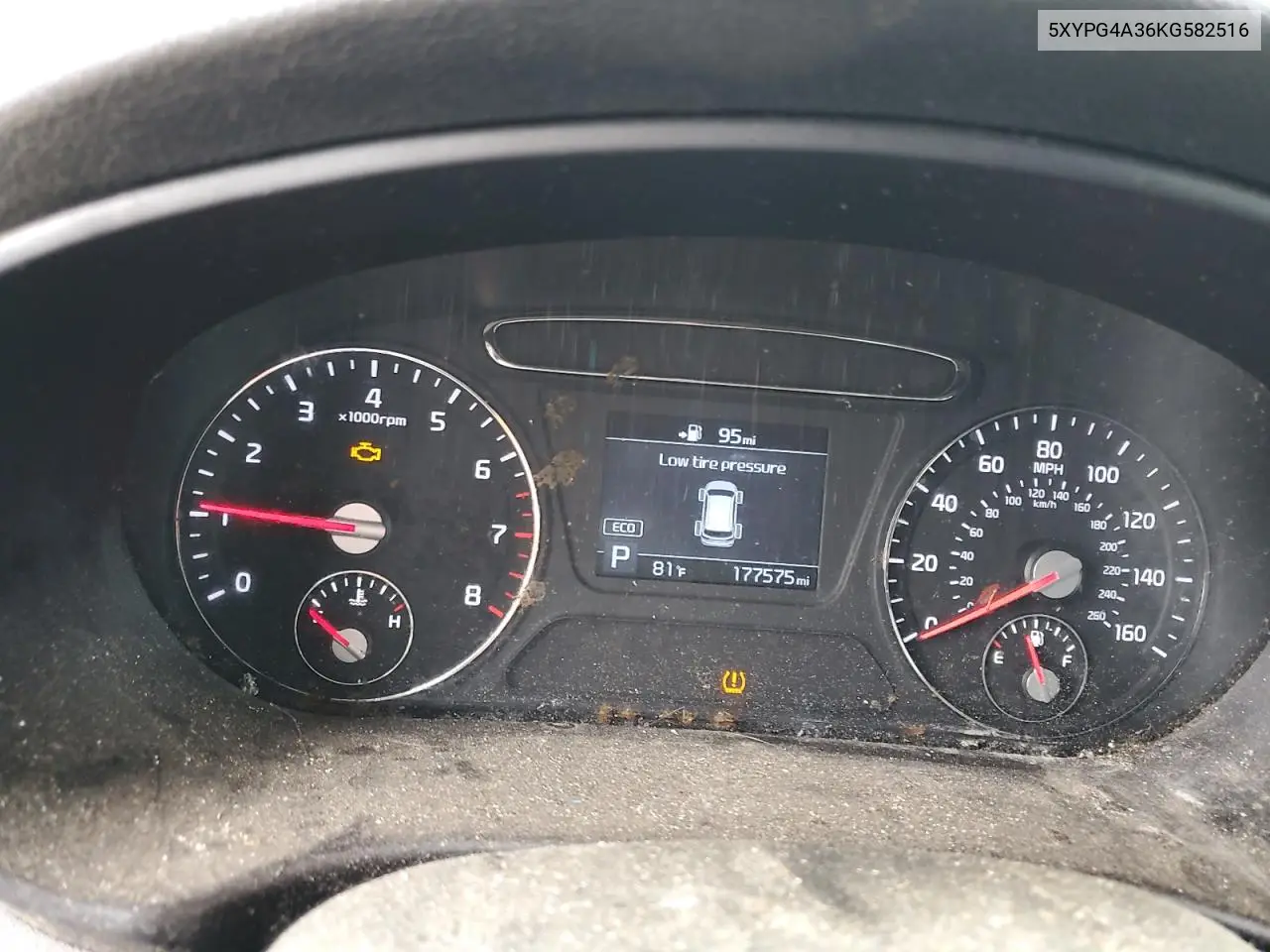 2019 Kia Sorento L VIN: 5XYPG4A36KG582516 Lot: 62967375