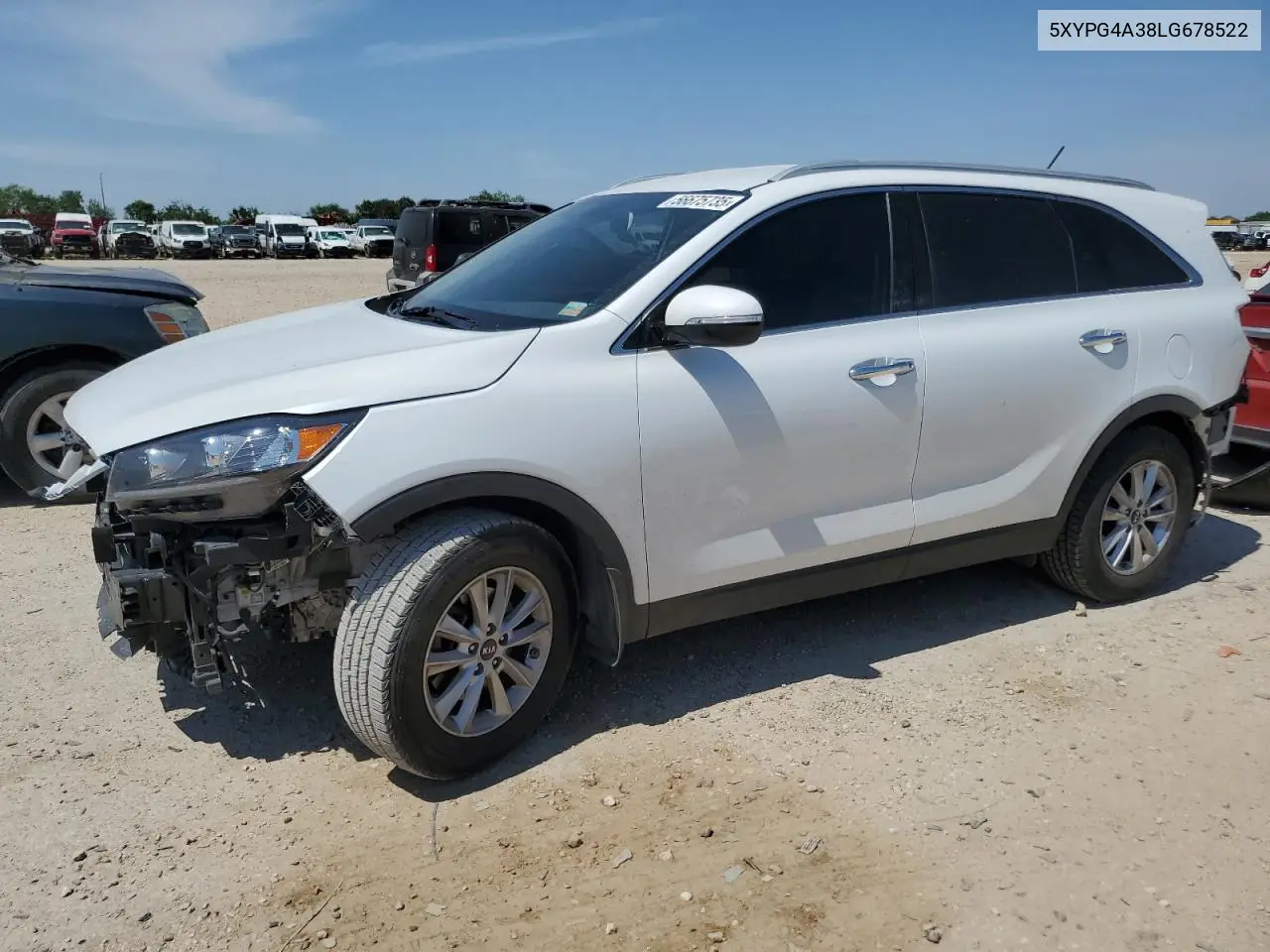 2020 Kia Sorento L VIN: 5XYPG4A38LG678522 Lot: 56675735