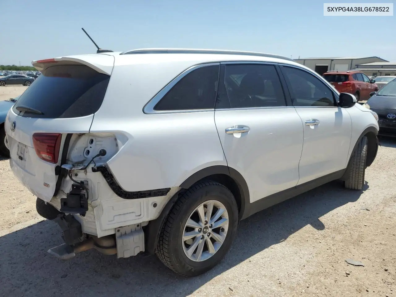 2020 Kia Sorento L VIN: 5XYPG4A38LG678522 Lot: 56675735