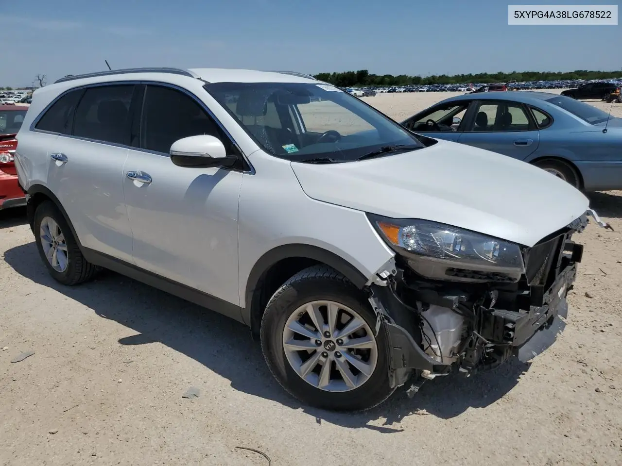 2020 Kia Sorento L VIN: 5XYPG4A38LG678522 Lot: 56675735