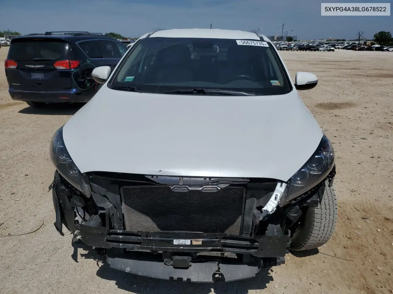 2020 Kia Sorento L VIN: 5XYPG4A38LG678522 Lot: 56675735