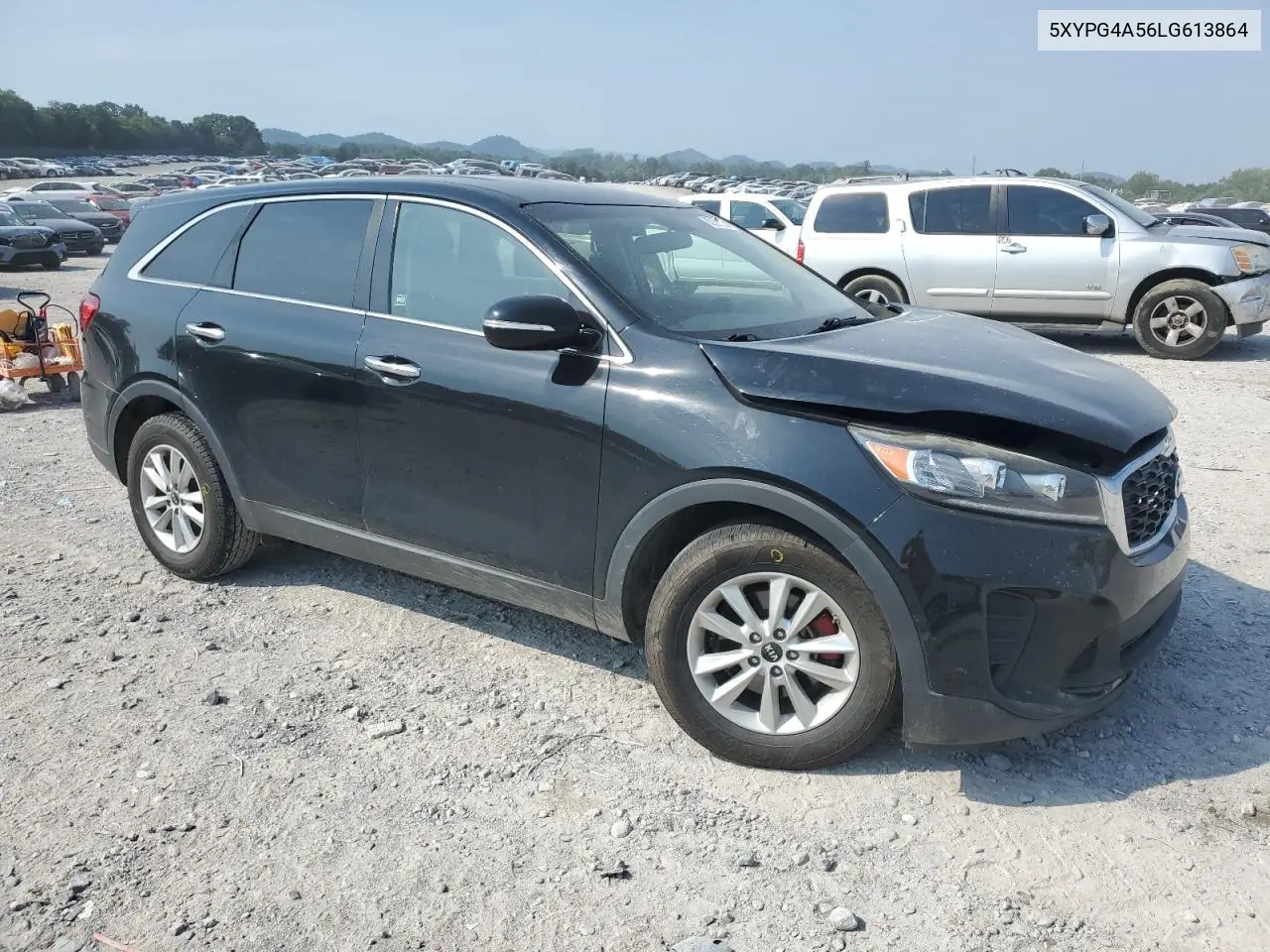 2020 Kia Sorento S VIN: 5XYPG4A56LG613864 Lot: 62182205