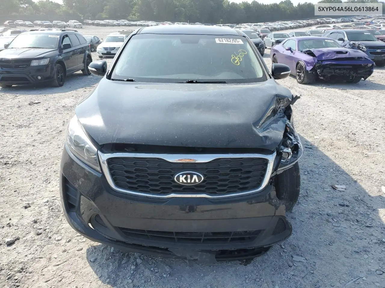 2020 Kia Sorento S VIN: 5XYPG4A56LG613864 Lot: 62182205