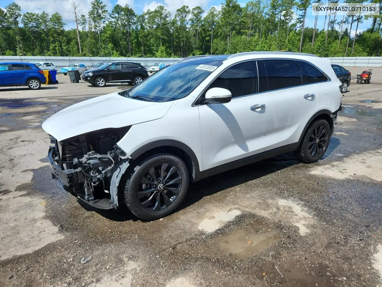 2020 Kia Sorento Ex VIN: 5XYPH4A52LG710153 Lot: 62823885