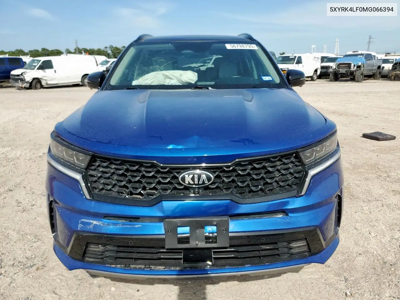 2021 Kia Sorento Sx VIN: 5XYRK4LF0MG066394 Lot: 56798795