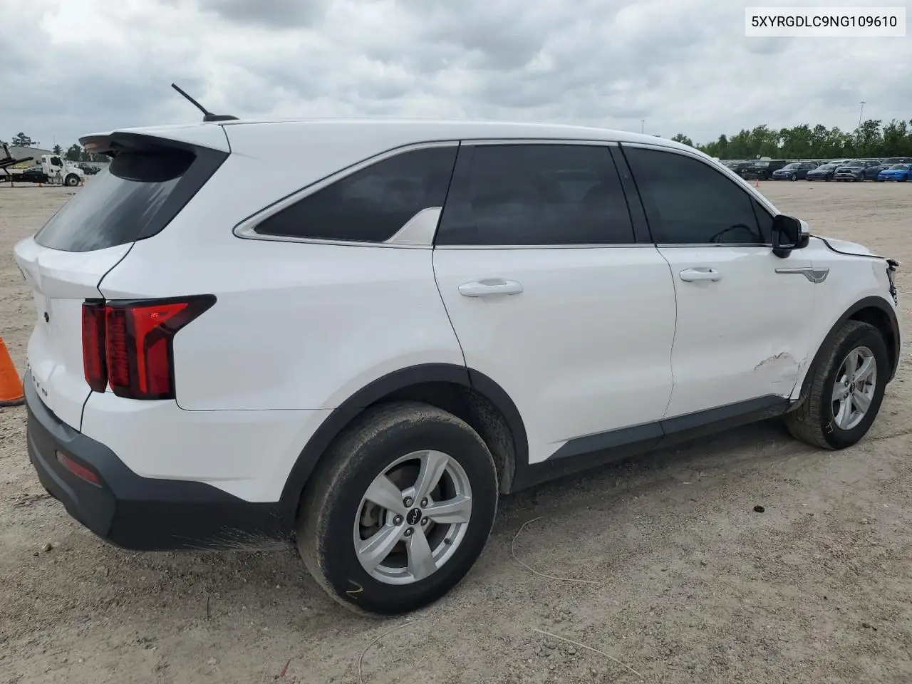 2022 Kia Sorento Lx VIN: 5XYRGDLC9NG109610 Lot: 54885085
