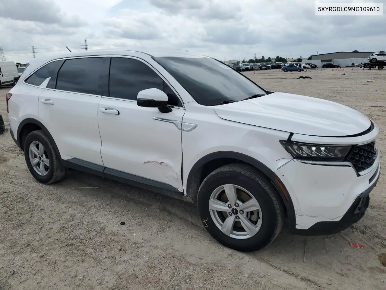 2022 Kia Sorento Lx VIN: 5XYRGDLC9NG109610 Lot: 54885085