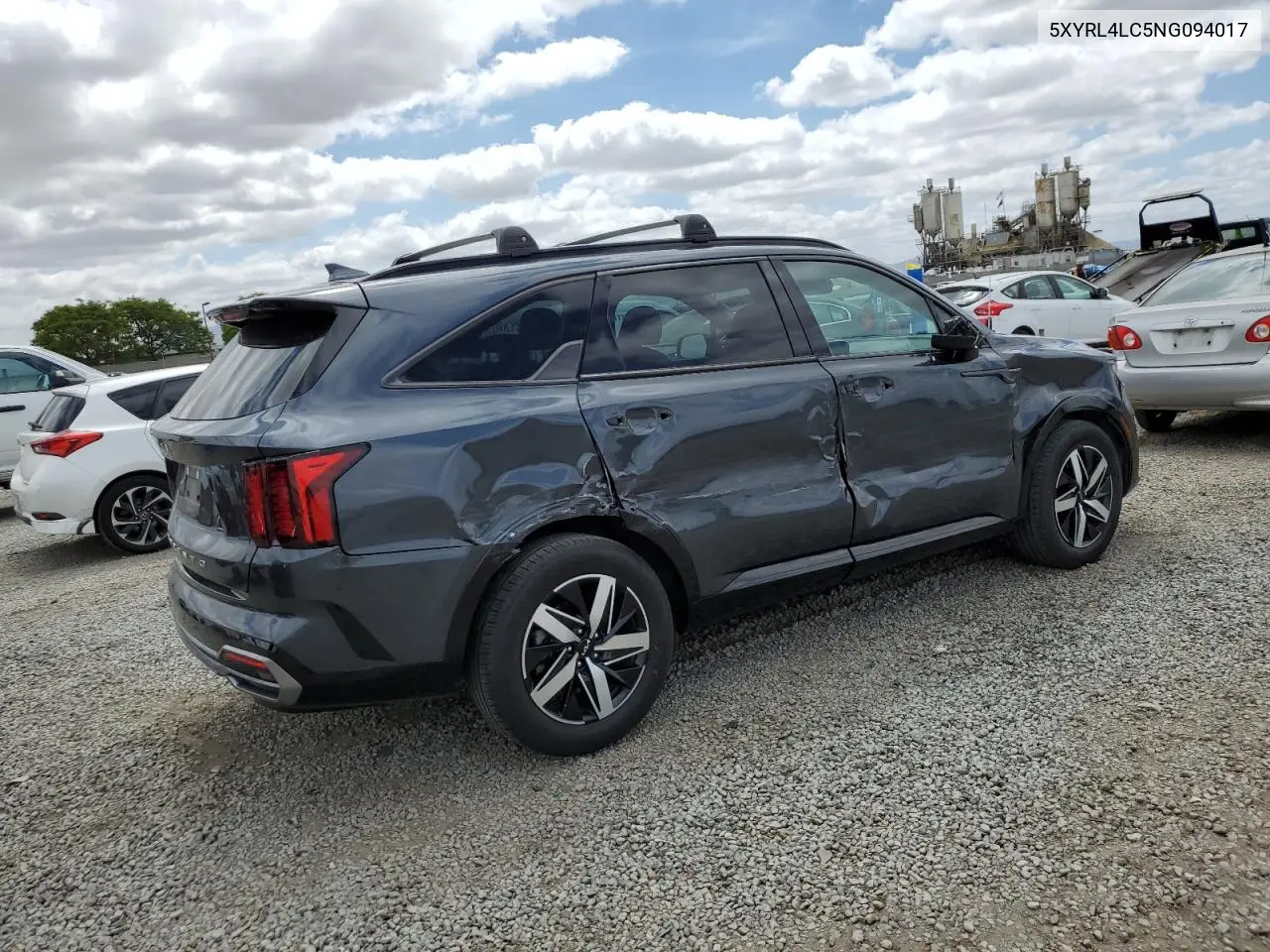2022 Kia Sorento S VIN: 5XYRL4LC5NG094017 Lot: 56174025