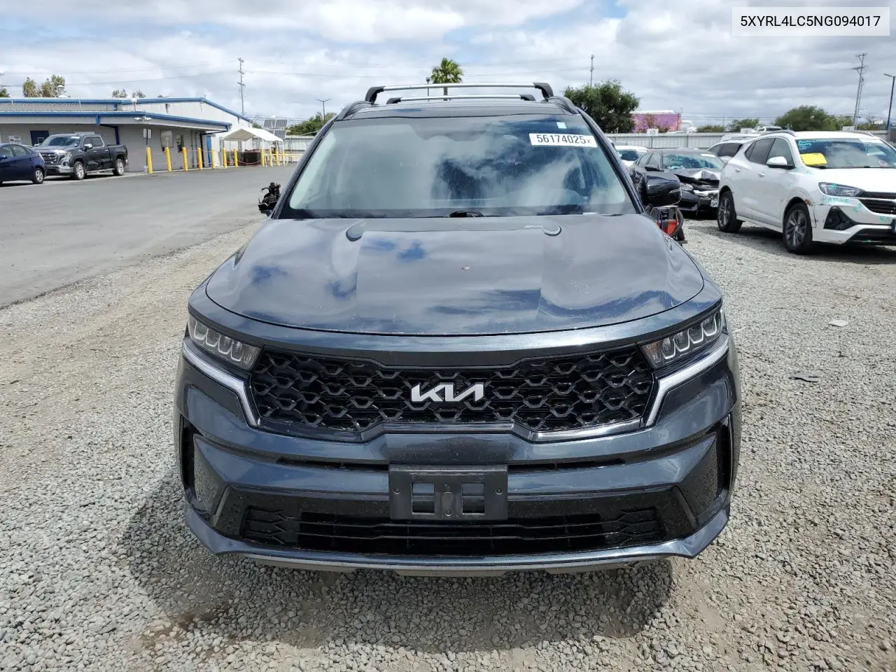 2022 Kia Sorento S VIN: 5XYRL4LC5NG094017 Lot: 56174025