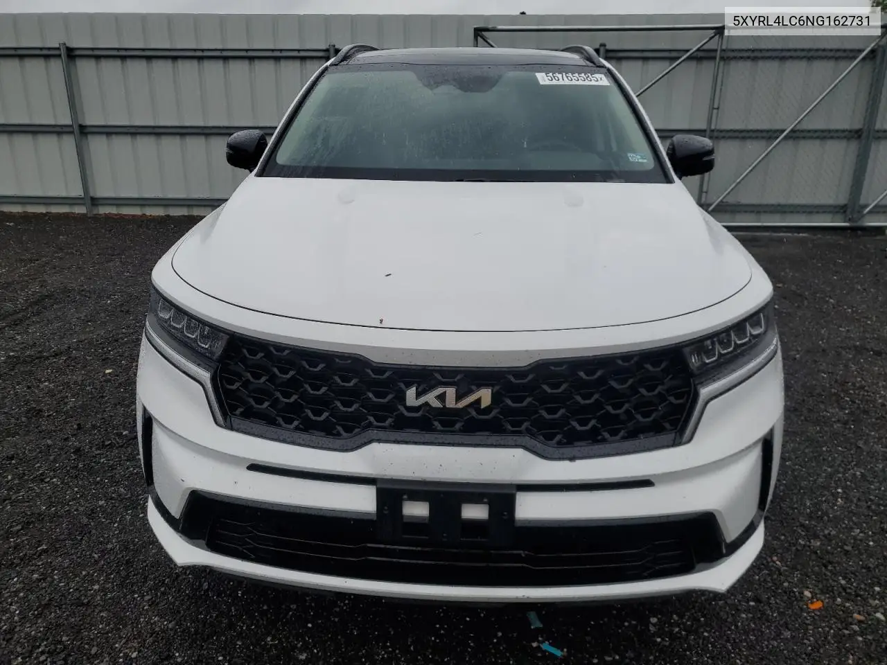 2022 Kia Sorento S VIN: 5XYRL4LC6NG162731 Lot: 56765585