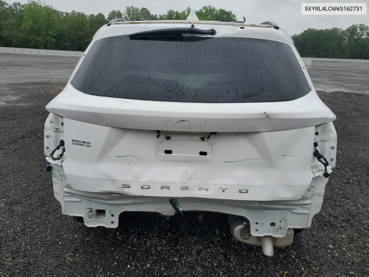 2022 Kia Sorento S VIN: 5XYRL4LC6NG162731 Lot: 56765585