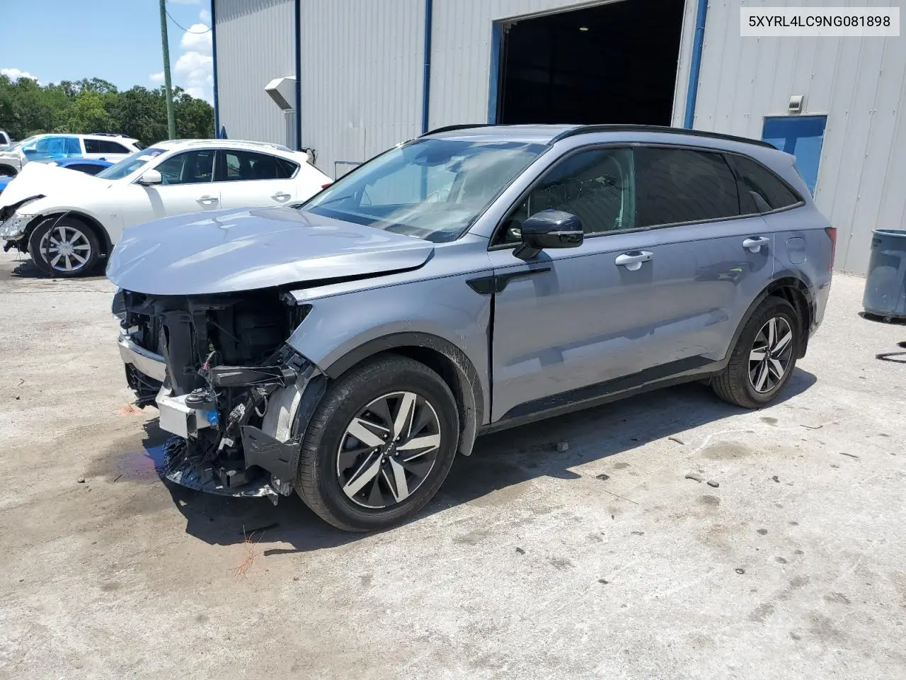 2022 Kia Sorento S VIN: 5XYRL4LC9NG081898 Lot: 57136125