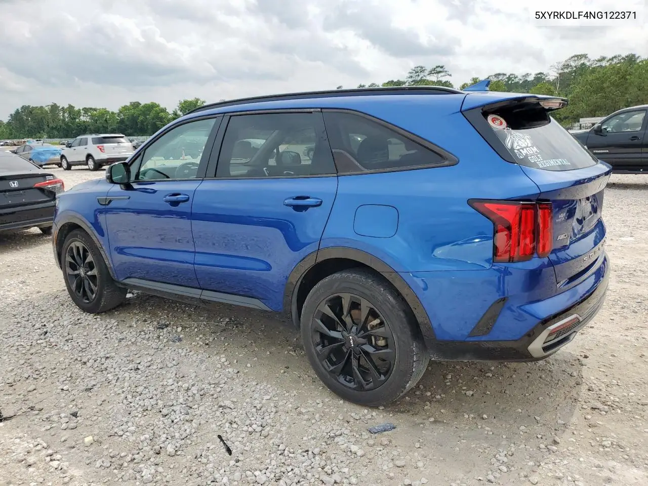 2022 Kia Sorento Sx VIN: 5XYRKDLF4NG122371 Lot: 58673215