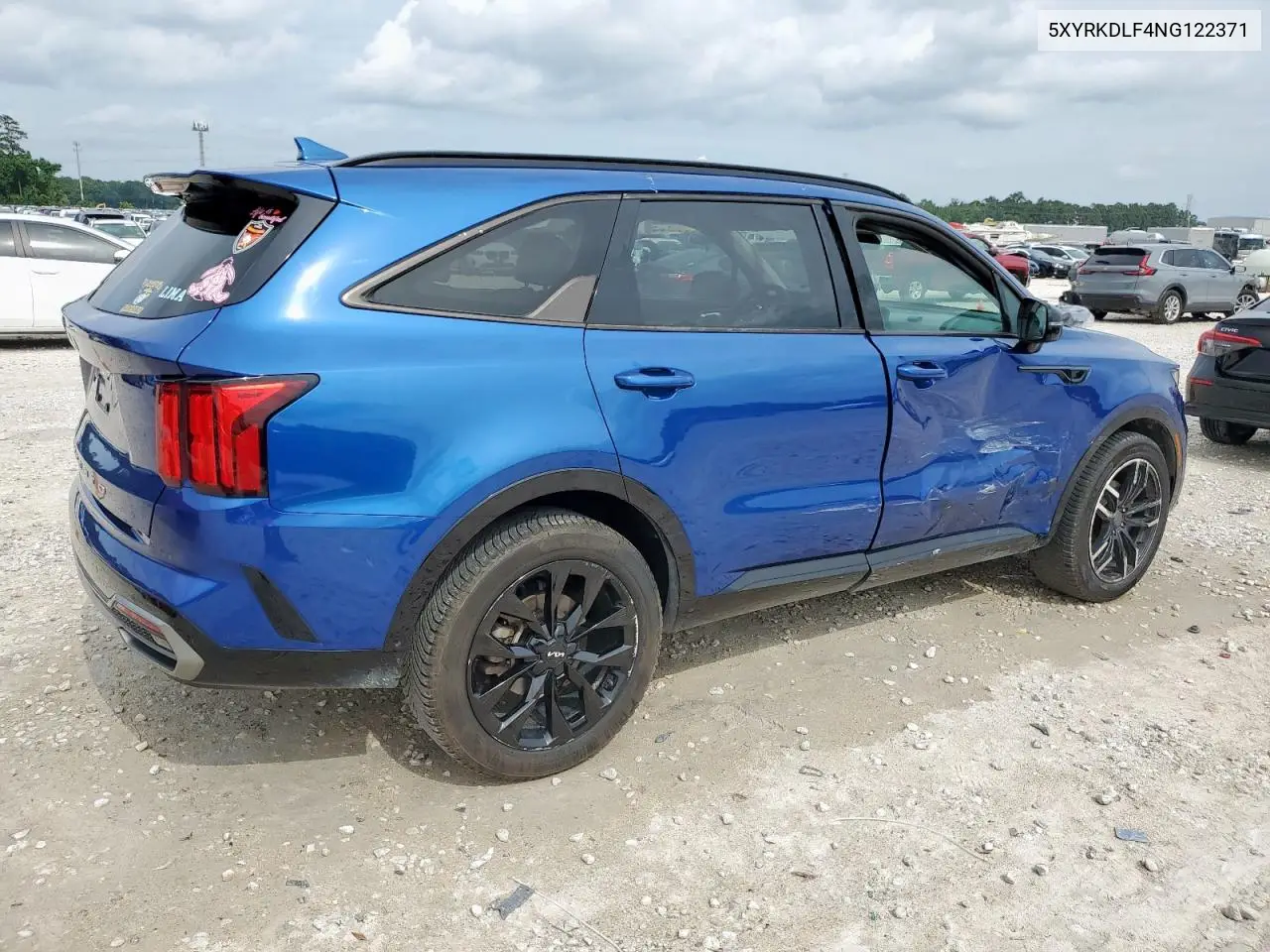 2022 Kia Sorento Sx VIN: 5XYRKDLF4NG122371 Lot: 58673215