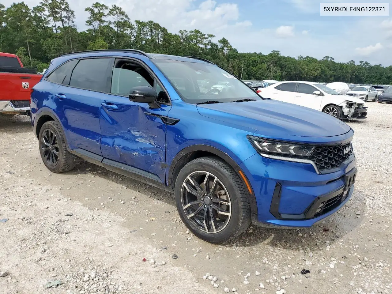 2022 Kia Sorento Sx VIN: 5XYRKDLF4NG122371 Lot: 58673215