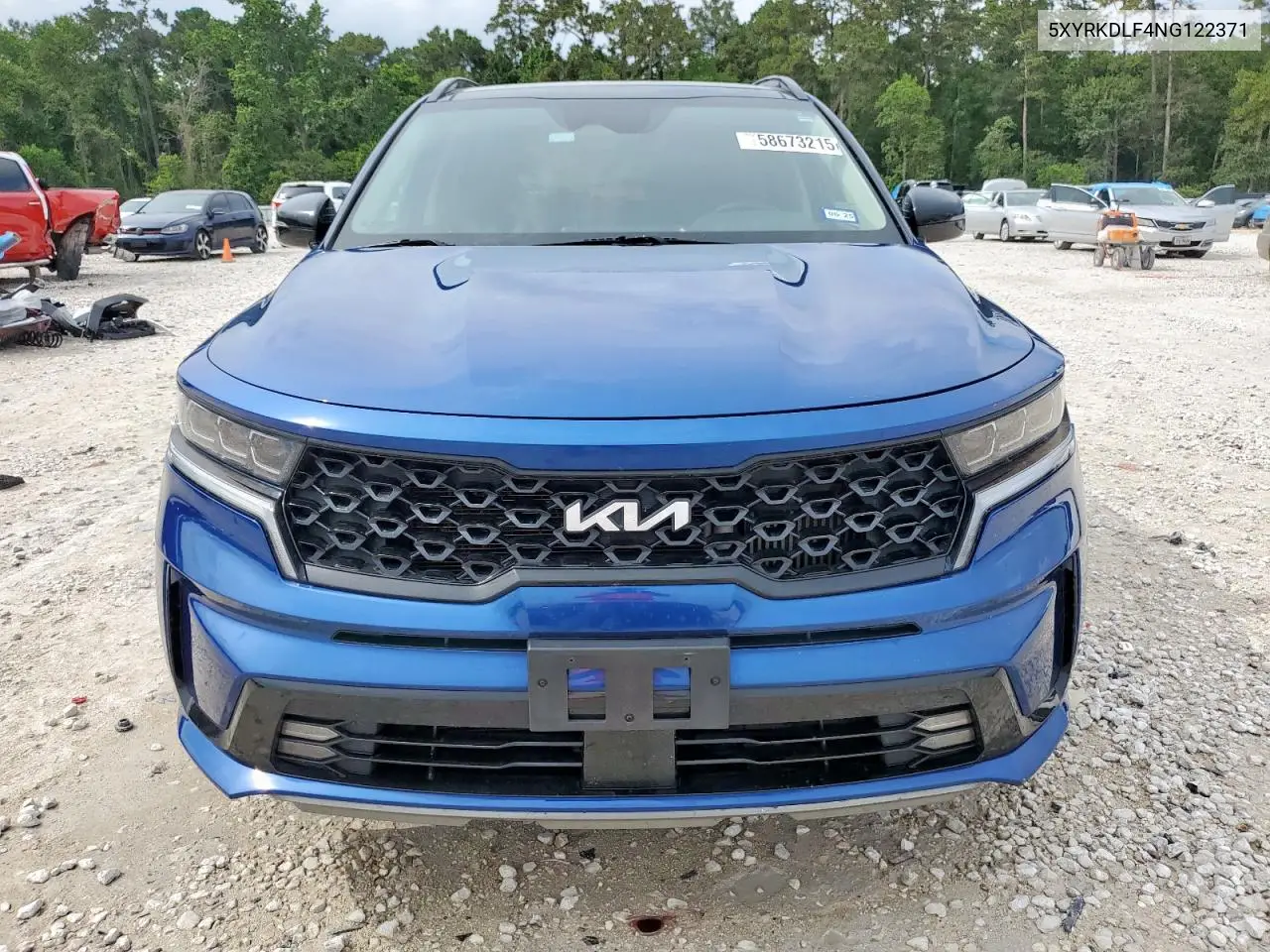2022 Kia Sorento Sx VIN: 5XYRKDLF4NG122371 Lot: 58673215