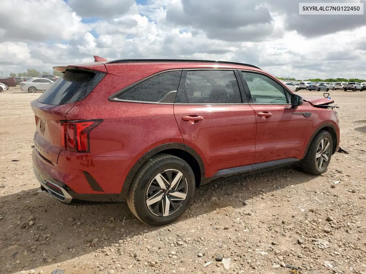 2022 Kia Sorento S VIN: 5XYRL4LC7NG122450 Lot: 63014895