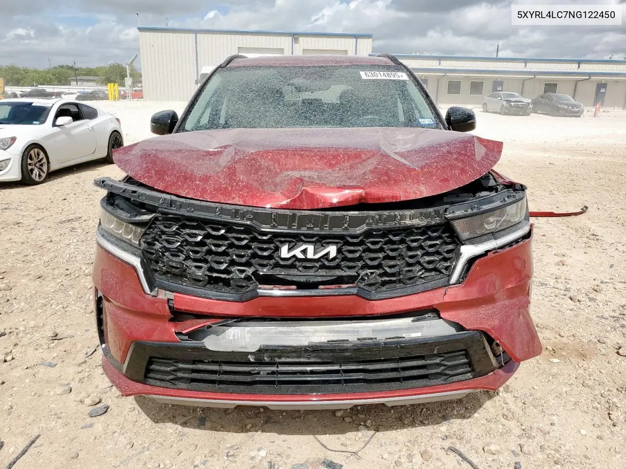 2022 Kia Sorento S VIN: 5XYRL4LC7NG122450 Lot: 63014895