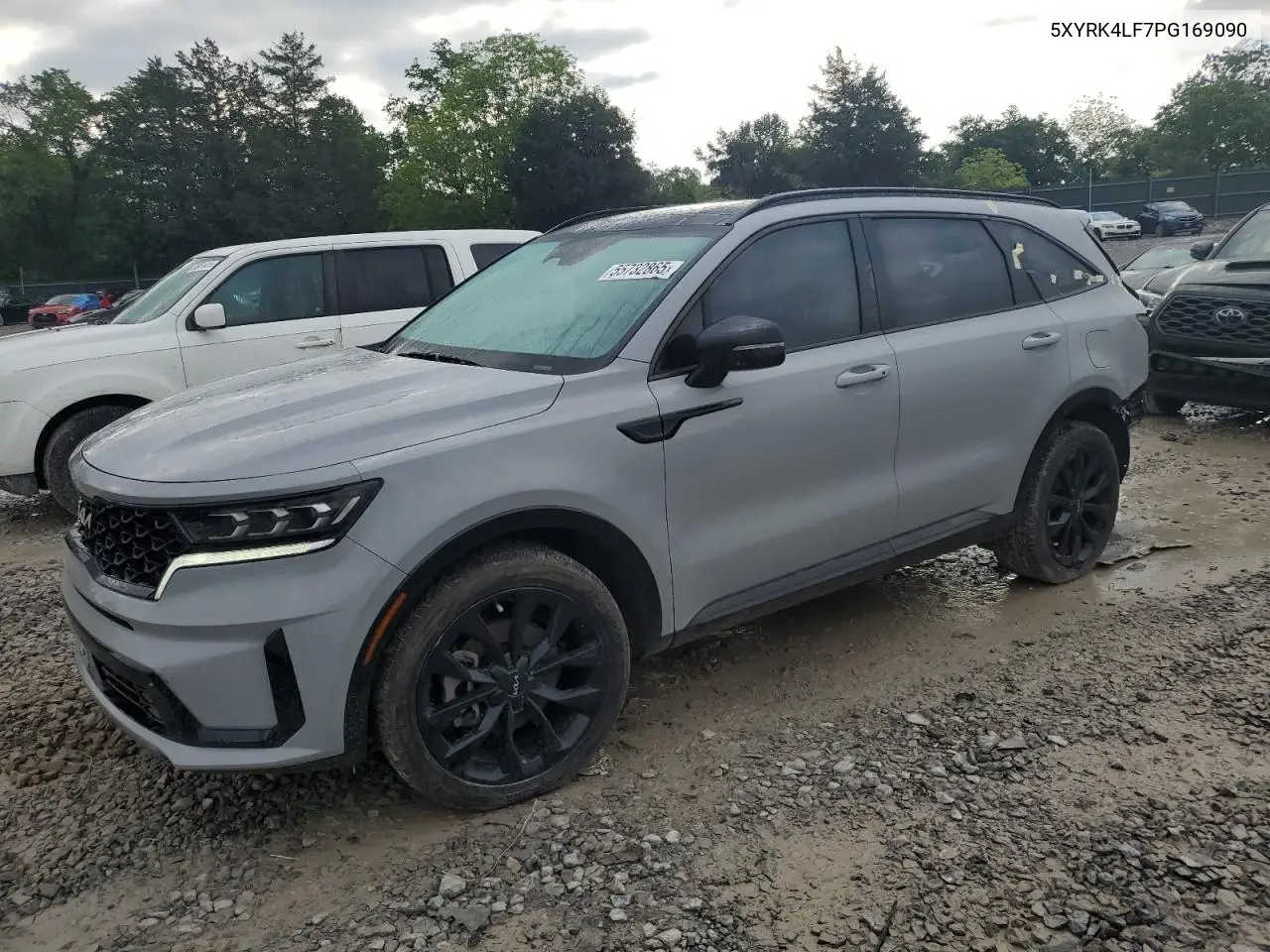 2023 Kia Sorento Sx VIN: 5XYRK4LF7PG169090 Lot: 55732865