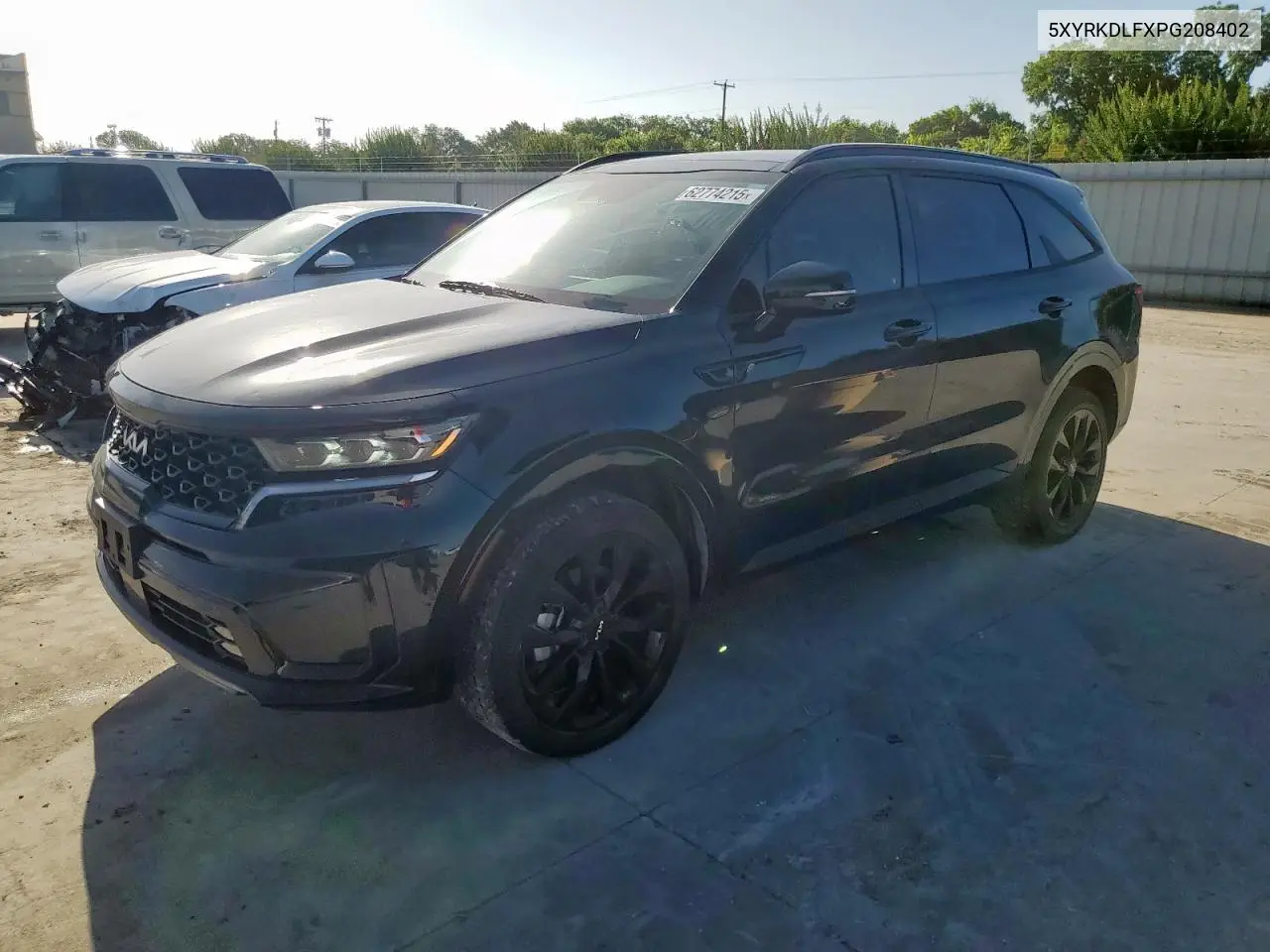 2023 Kia Sorento Sx VIN: 5XYRKDLFXPG208402 Lot: 62774215