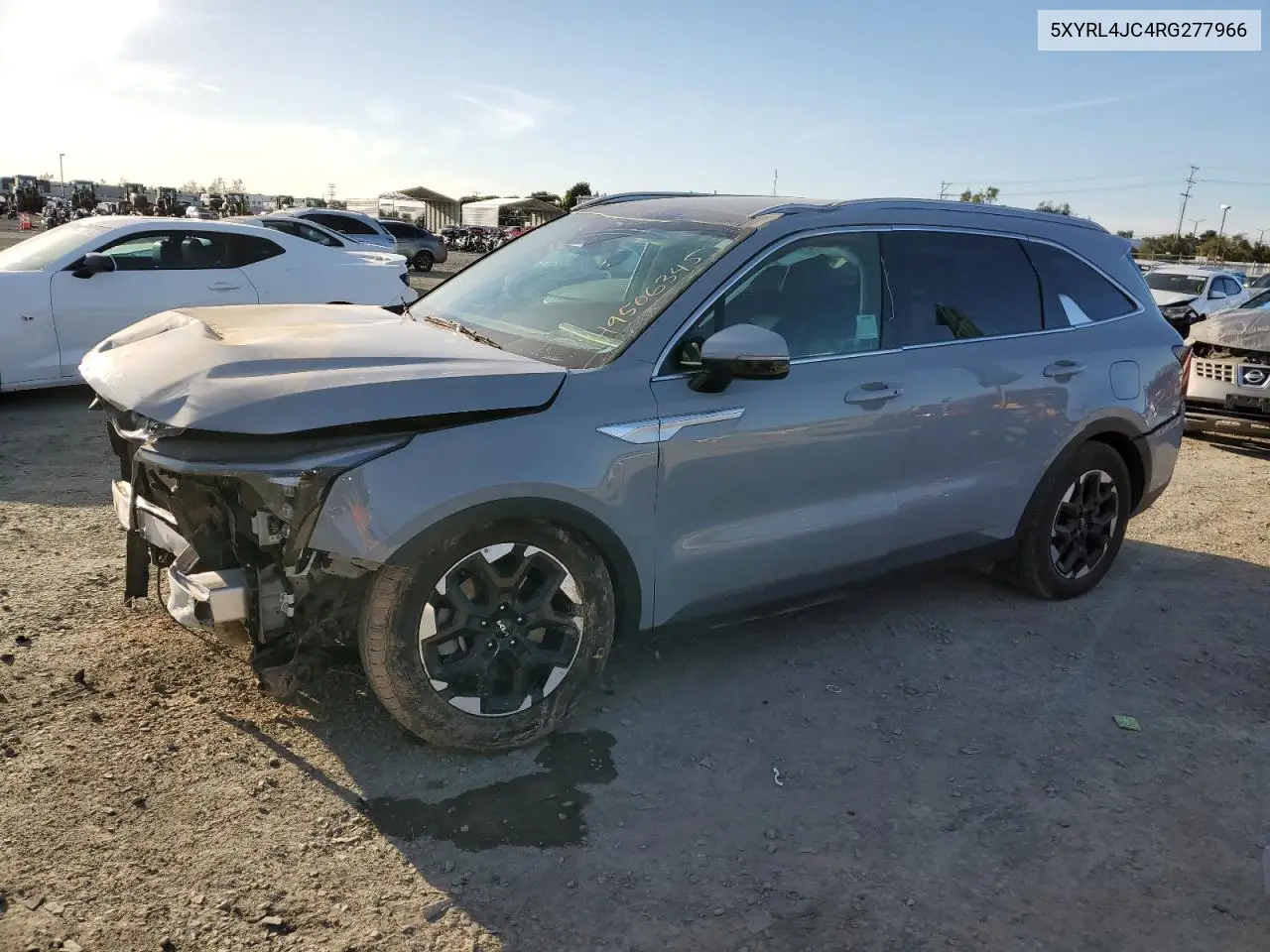2024 Kia Sorento S VIN: 5XYRL4JC4RG277966 Lot: 49506345