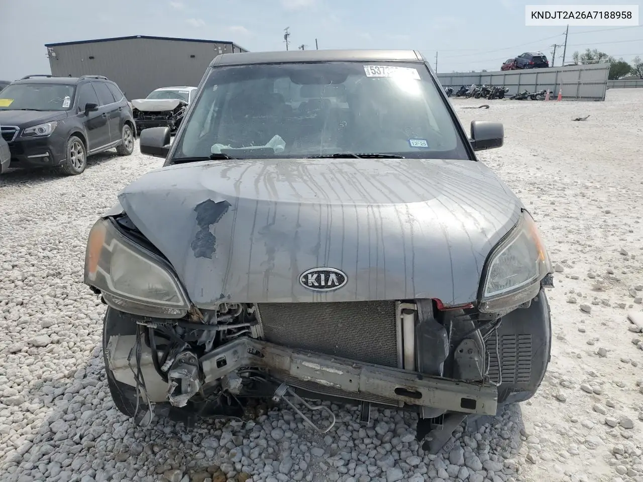 2010 Kia Soul + VIN: KNDJT2A26A7188958 Lot: 53738045