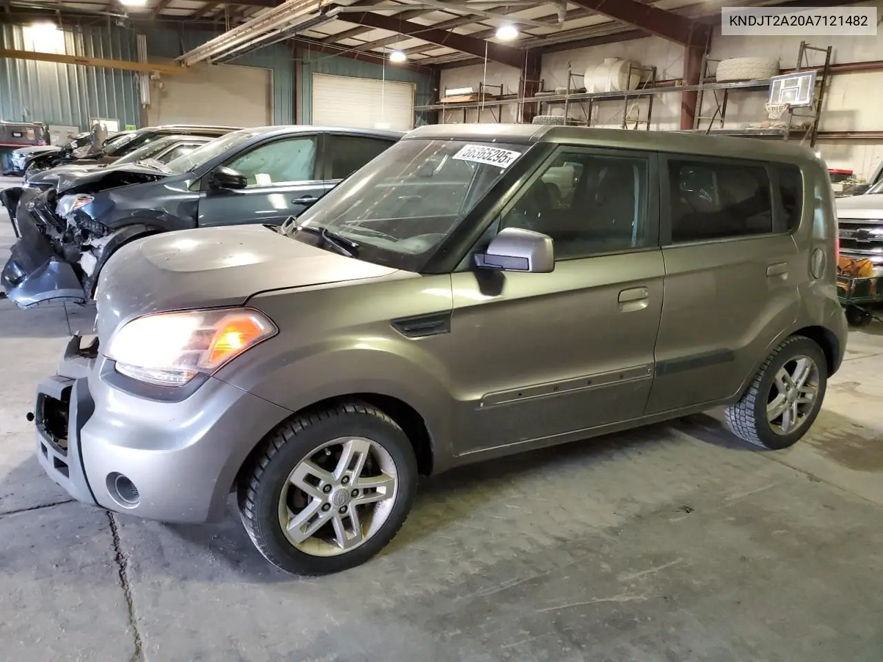 2010 Kia Soul + VIN: KNDJT2A20A7121482 Lot: 56365295