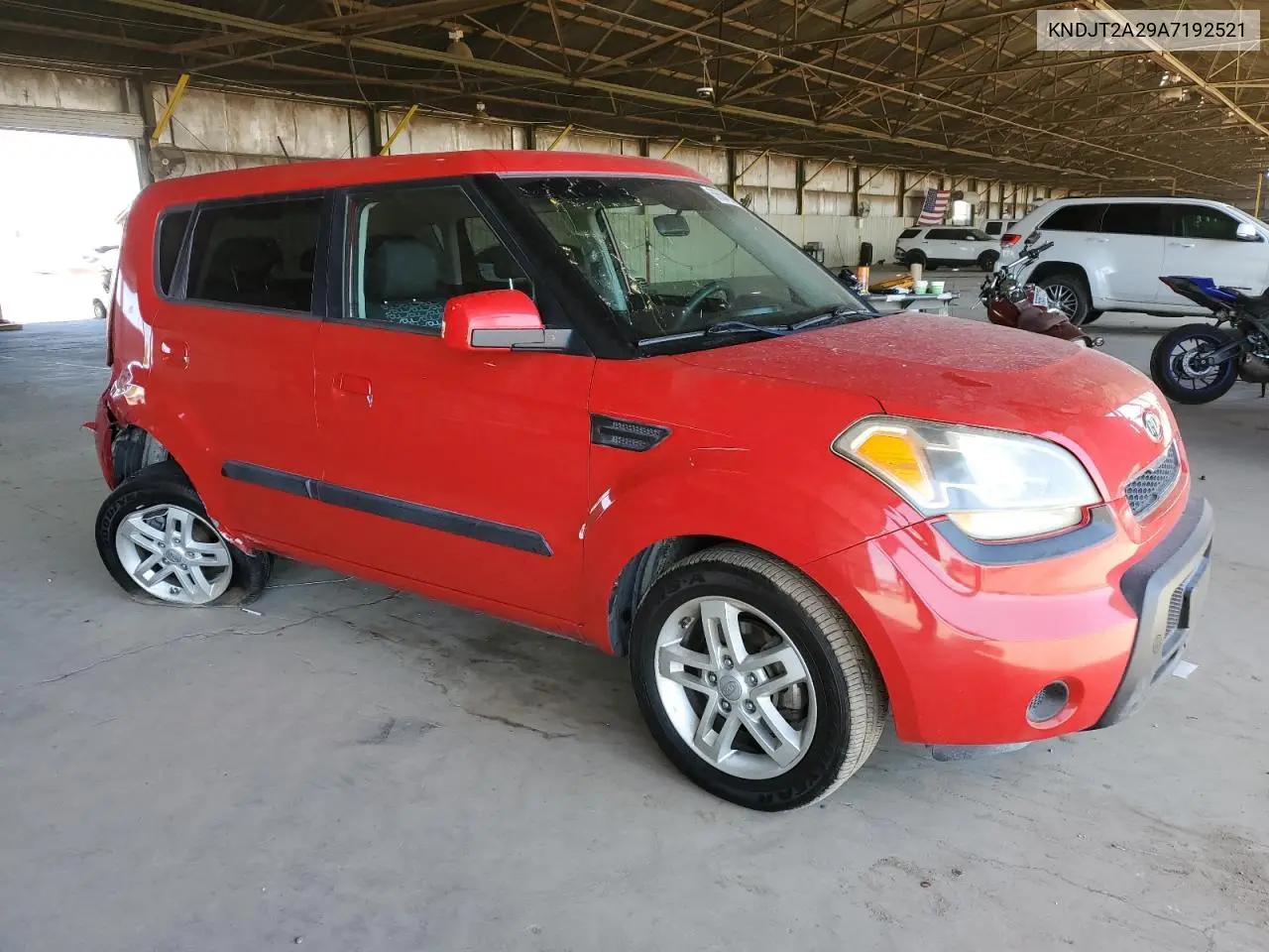 2010 Kia Soul + VIN: KNDJT2A29A7192521 Lot: 56534935