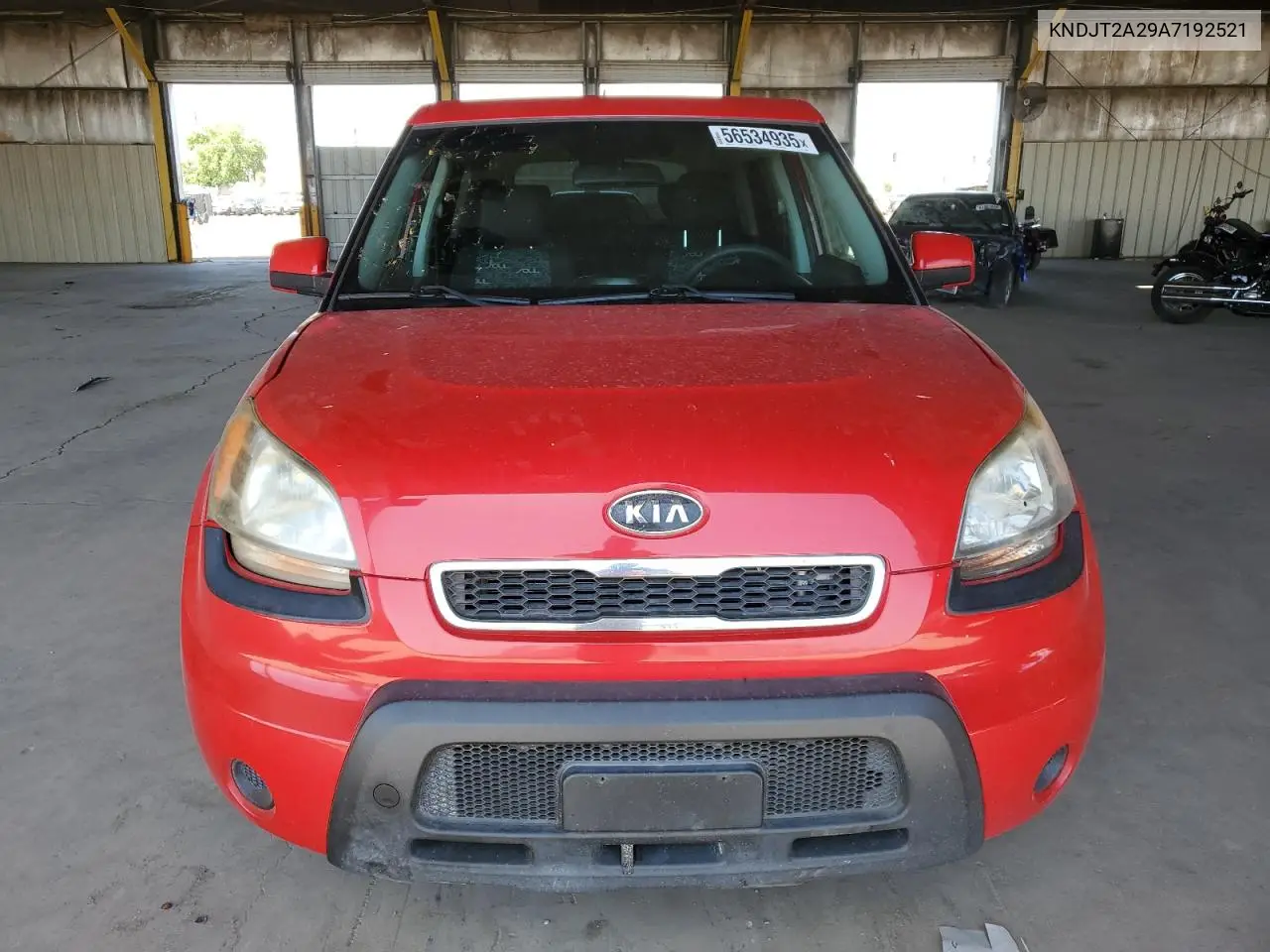 2010 Kia Soul + VIN: KNDJT2A29A7192521 Lot: 56534935
