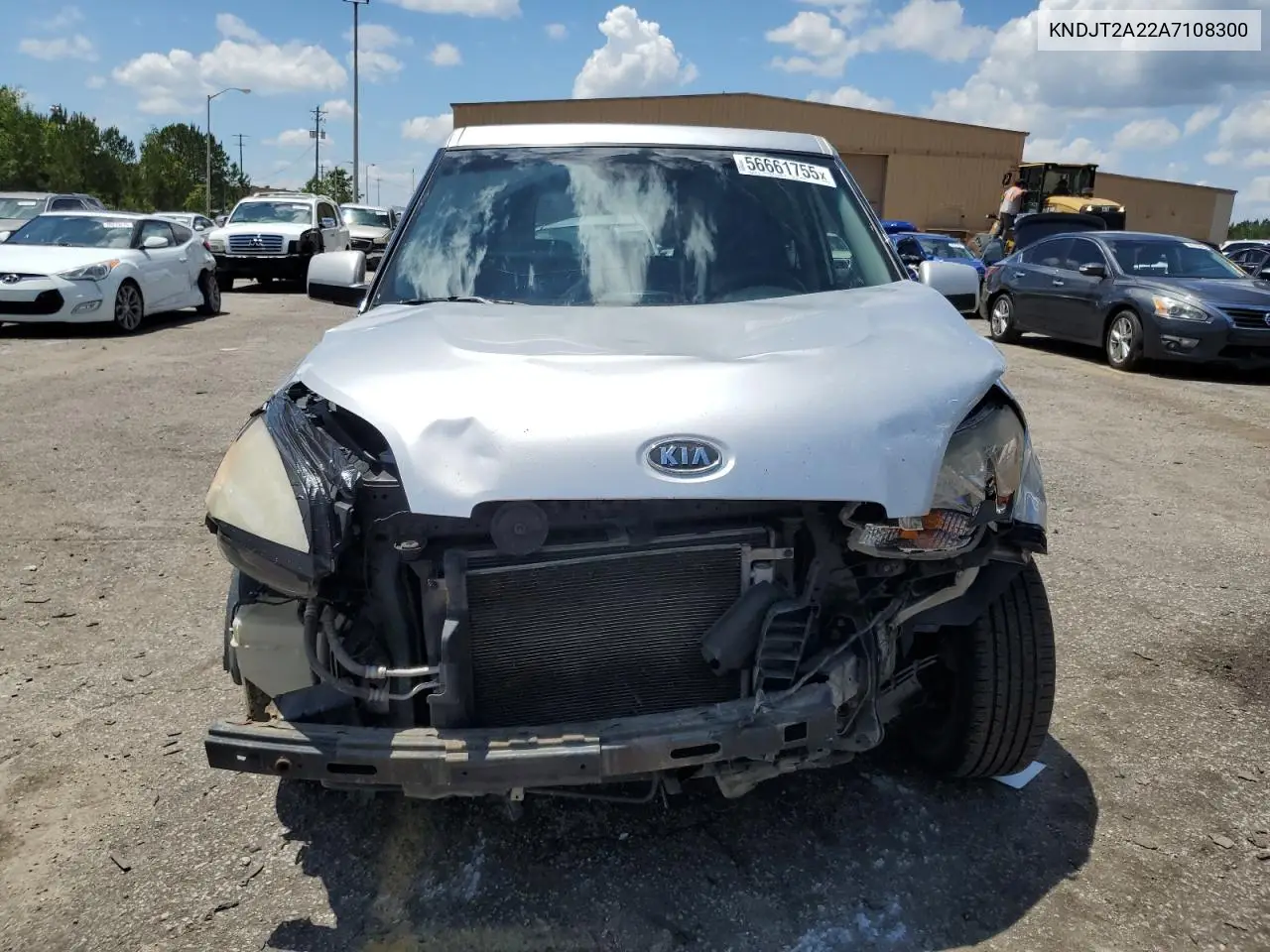 2010 Kia Soul + VIN: KNDJT2A22A7108300 Lot: 56661755