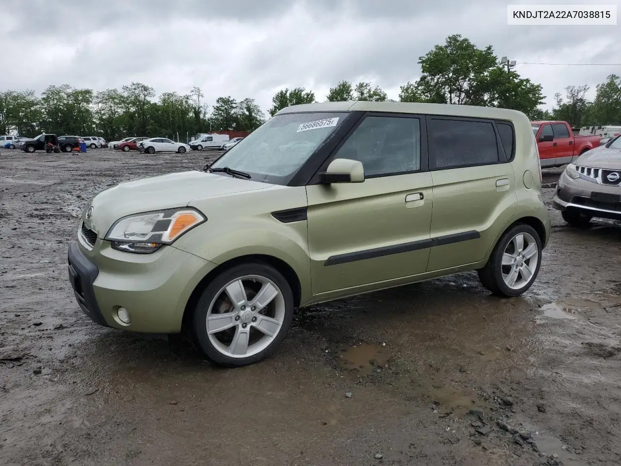 2010 Kia Soul + VIN: KNDJT2A22A7038815 Lot: 56686575