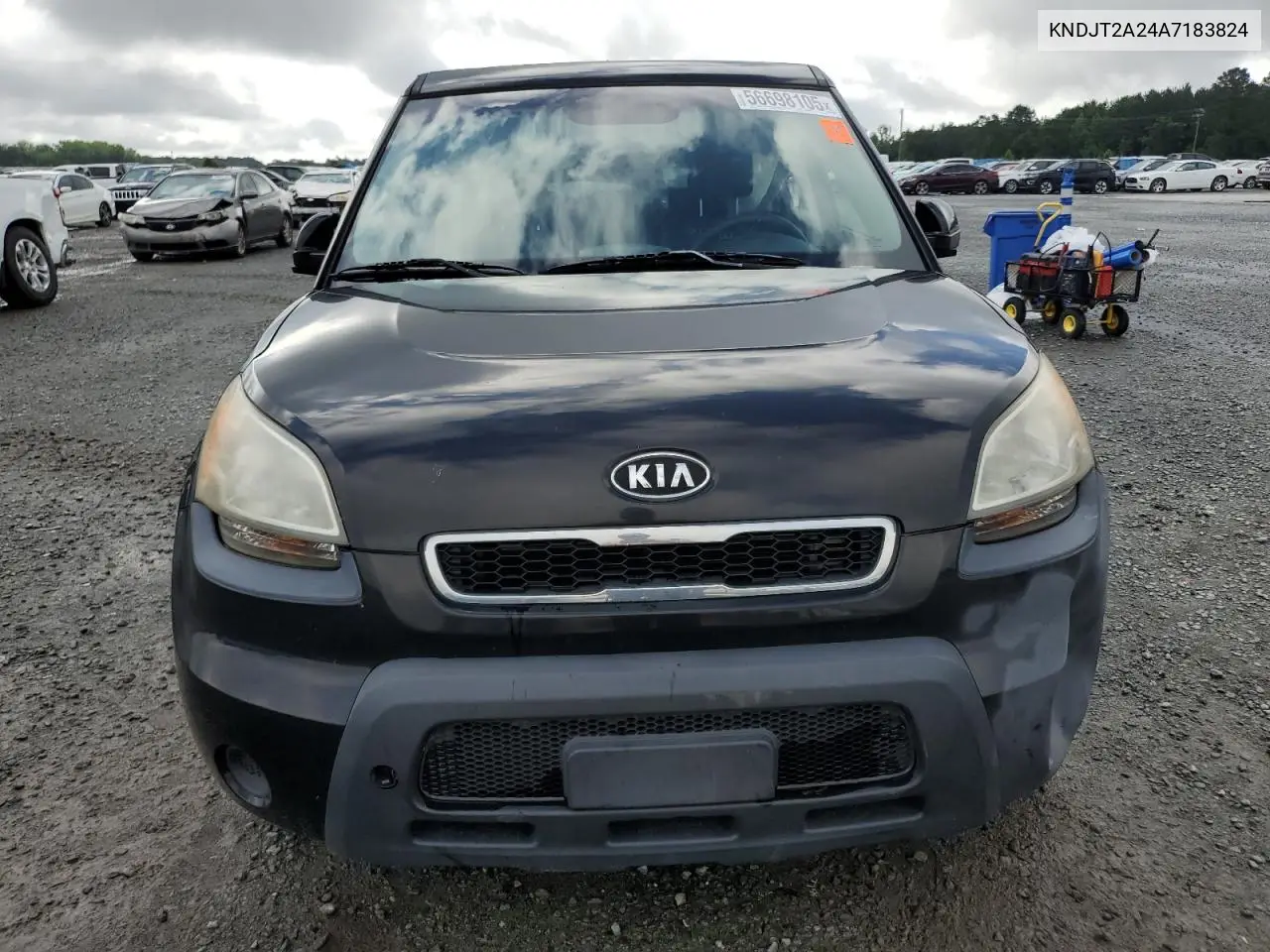2010 Kia Soul + VIN: KNDJT2A24A7183824 Lot: 56698105