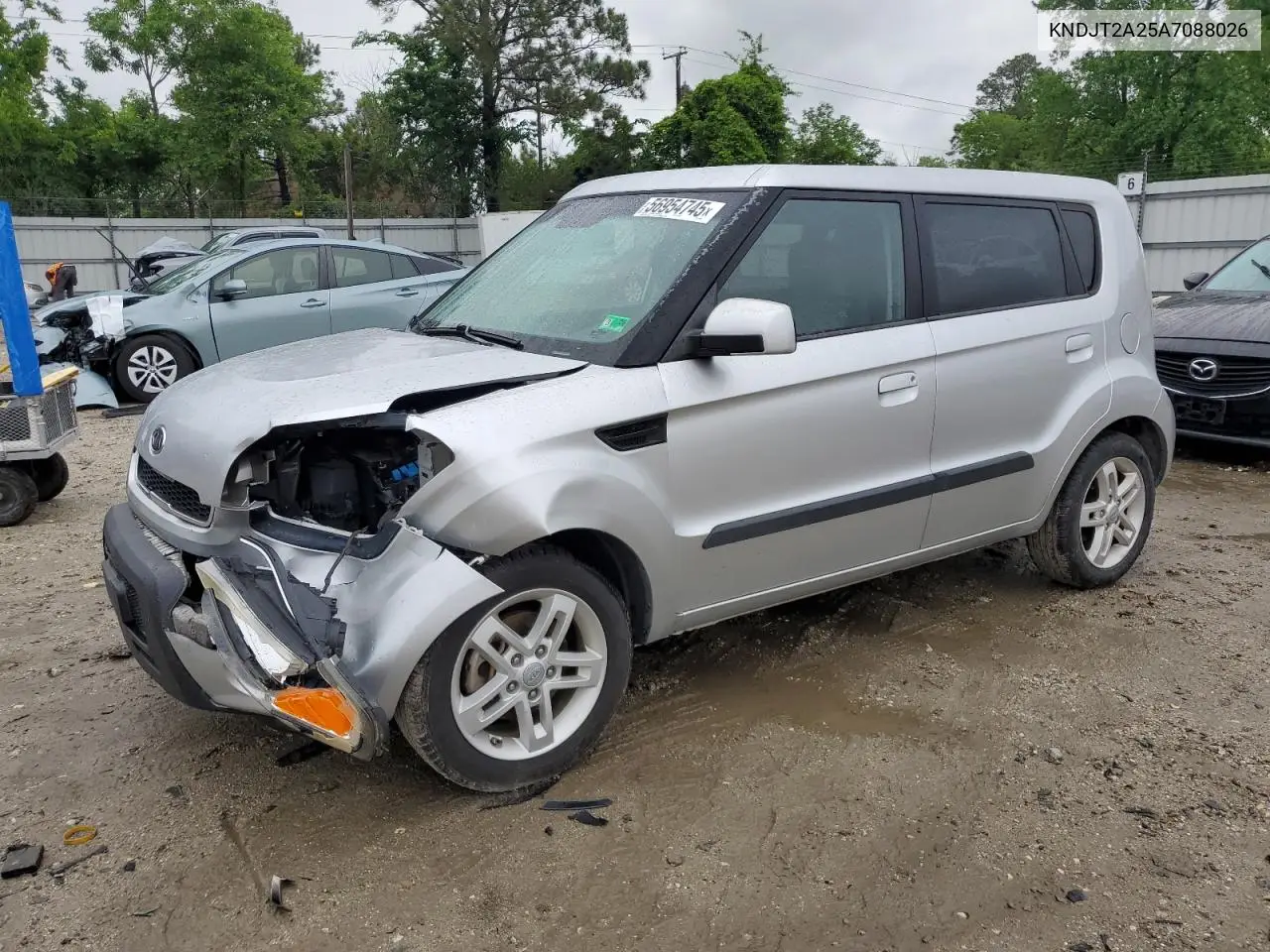 2010 Kia Soul + VIN: KNDJT2A25A7088026 Lot: 56954745