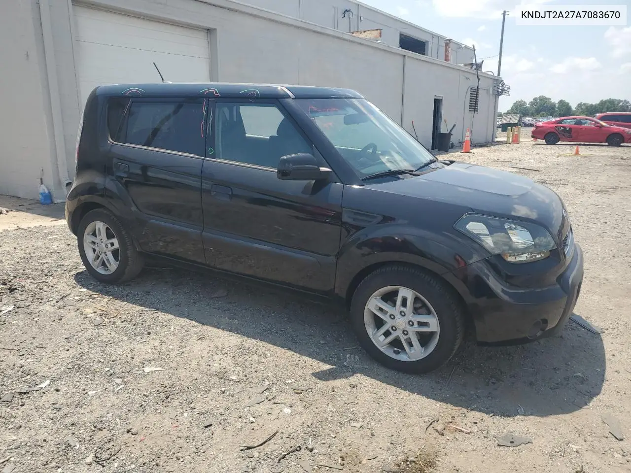 2010 Kia Soul + VIN: KNDJT2A27A7083670 Lot: 62708185