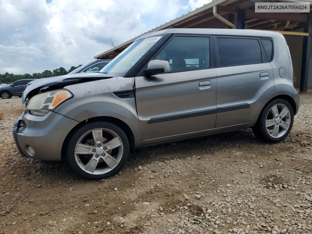 2010 Kia Soul + VIN: KNDJT2A26A7056024 Lot: 62859865