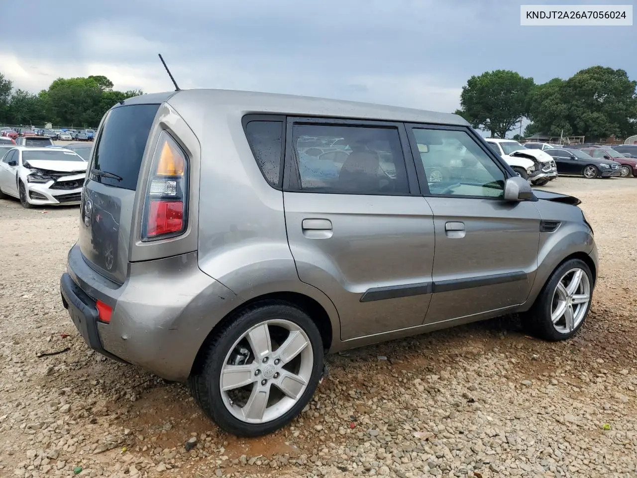 2010 Kia Soul + VIN: KNDJT2A26A7056024 Lot: 62859865