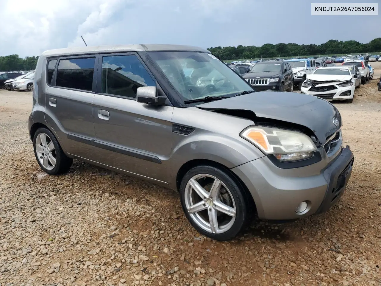 2010 Kia Soul + VIN: KNDJT2A26A7056024 Lot: 62859865