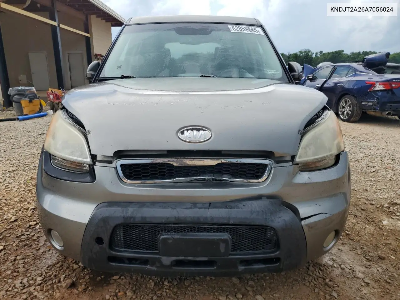 2010 Kia Soul + VIN: KNDJT2A26A7056024 Lot: 62859865
