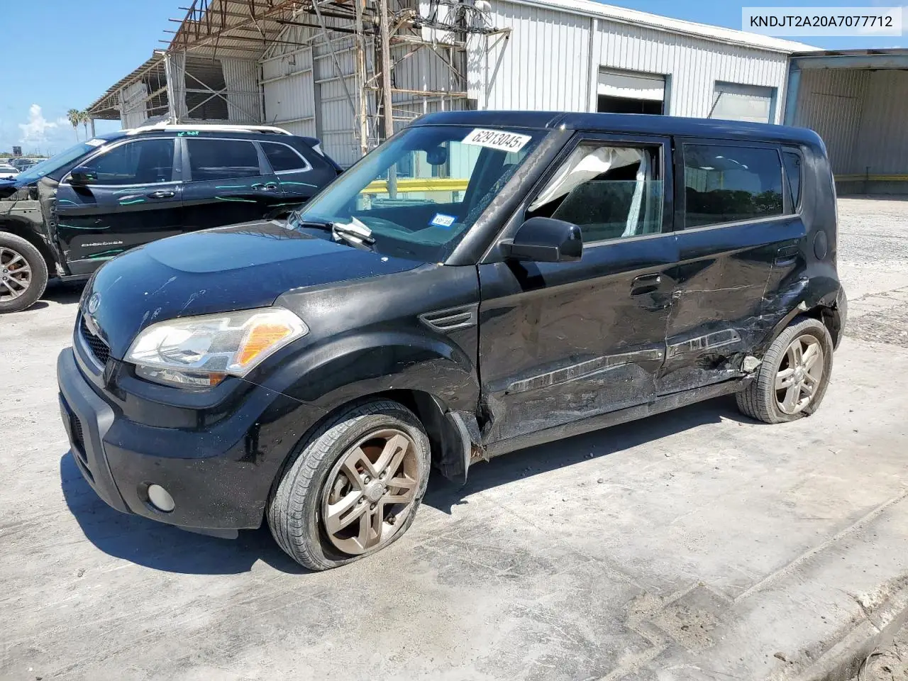 2010 Kia Soul + VIN: KNDJT2A20A7077712 Lot: 62913045