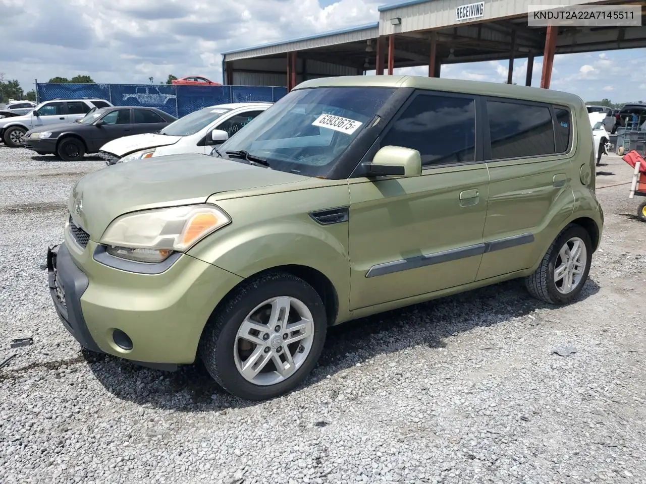 2010 Kia Soul + VIN: KNDJT2A22A7145511 Lot: 63933675