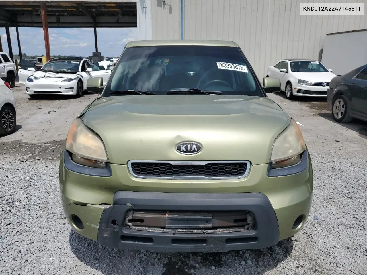 2010 Kia Soul + VIN: KNDJT2A22A7145511 Lot: 63933675